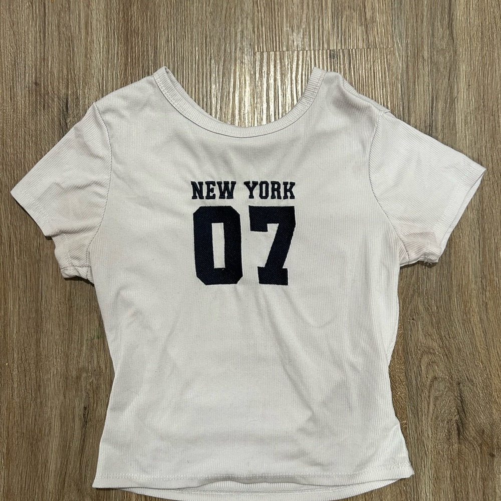 New York 07 White T-Shirt